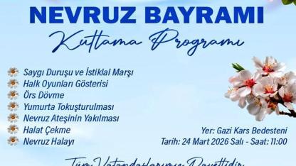 Kars’ta resmi Nevruz kutlaması yarın yapılacak