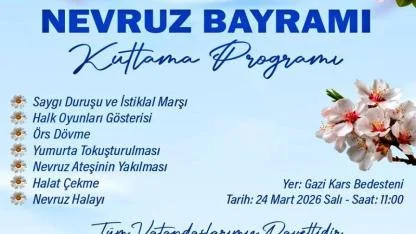 Kars’ta resmi Nevruz kutlaması yarın yapılacak