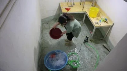 Kırk evin bodrumunu su bastı mahalleli çaresiz kaldı