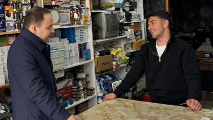 Milletvekili Kaan Koç, Ardahan’da esnafı ziyaret etti