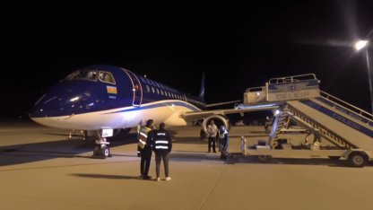 Nahçıvan havalimanı yeniden uçuşlara açıldı