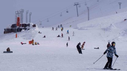 Palandöken bayramda cıvıl cıvıl