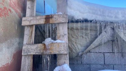 Patnos’ta kış etkisini sürdürüyor