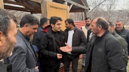 Sarıkamış Kaymakamı Aslantatar Karakurt köyünü ziyaret etti