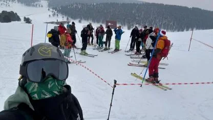 Sarıkamış’ta dağ kayağı hakemleri yetişti
