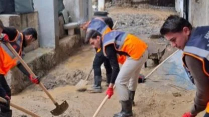 Selde 50 küçükbaş hayvan telef oldu