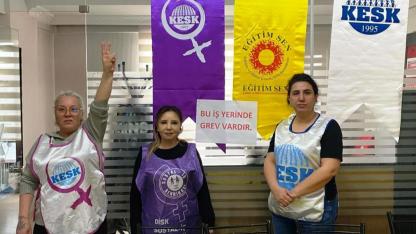 Sonunda bu da oldu: Eğitim Sen çalışanları grevde!