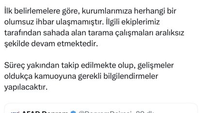 Ağrı’da 4,3 büyüklüğünde deprem