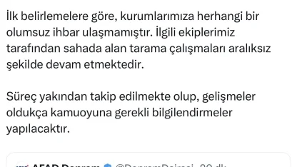 Ağrı’da 4,3 büyüklüğünde deprem