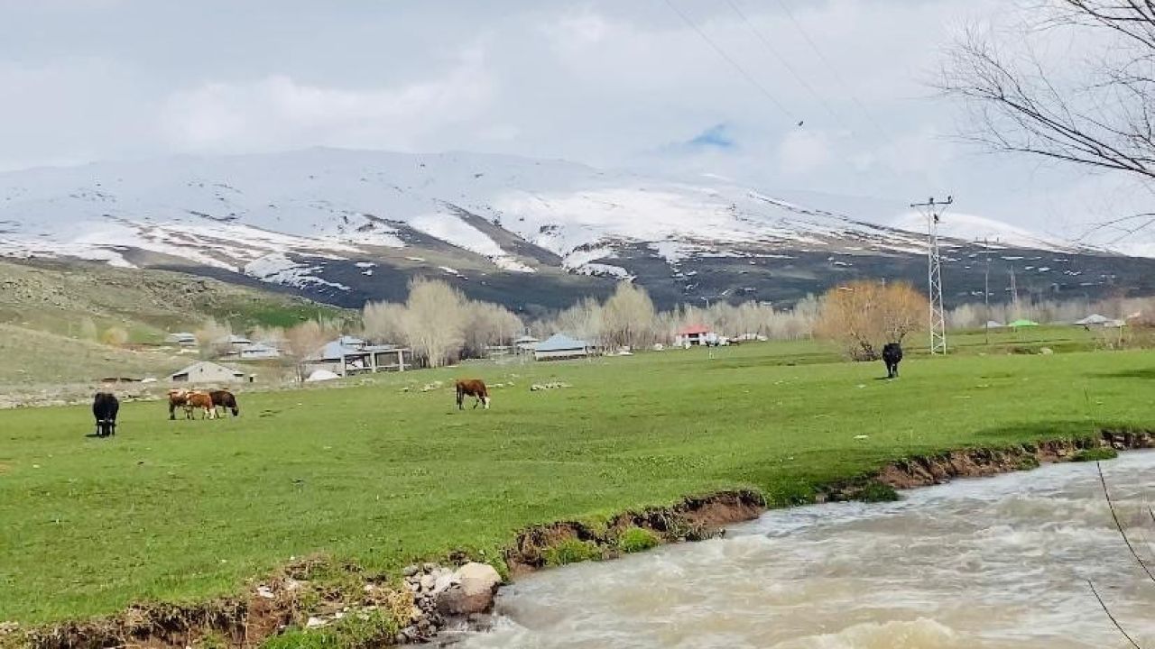 Ağrı’da iki mevsim bir arada
