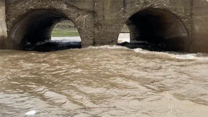 Ağrı’da kar suyu dereleri coşturdu