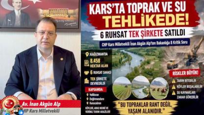 Alp: Kars’ta 84.500 dönüm maden alanı kimlere satıldı?