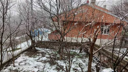 Ardahan yine karla kaplandı