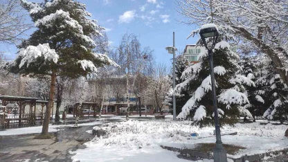 Ardahan’da kar kartpostallık görüntüler sundu