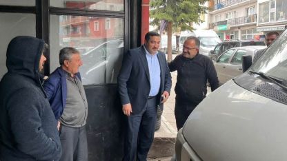 Başkan Kılıç, güne esnaf ziyaretiyle başladı