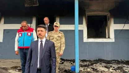 Digor’da yangın sonrası yaralar sarılıyor