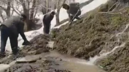 Doğanın iki yüzü dağda kar, mahallede su taşkını