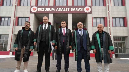 Erzurum’da Hukukçular Derneği’nden İsrail’e yasa tepkisi