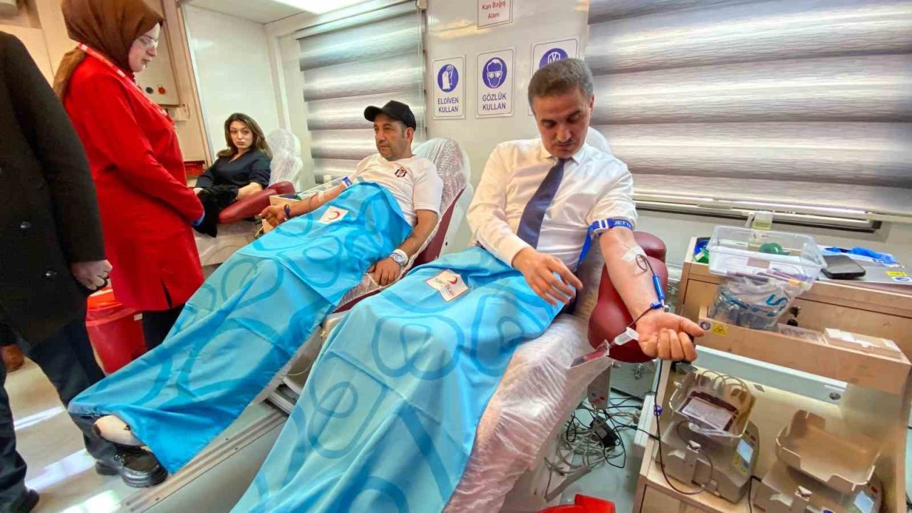Erzurum’da "Kan Bağışı Hayat Kurtarır" kampanyasına yoğun katılım