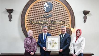 Erzurum’da "Sanatın diliyle değerlerimiz" sergisi açıldı