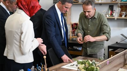 Erzurum’da "Sanatın diliyle değerlerimiz" sergisi açıldı