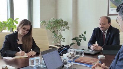 ETÜ Öğrencisi Gizem Nur Ünlü, Rektör Çakmak’ın yoğun çalışma gününe eşlik etti