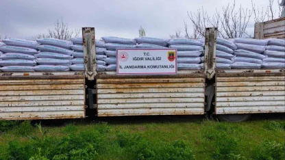 Iğdır’da kaçak gübre operasyonu: 30 ton ürün ele geçirildi