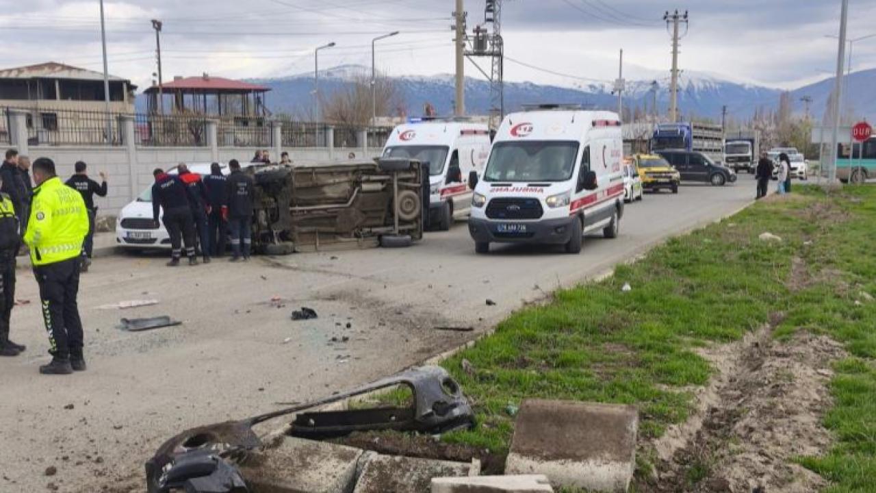 Iğdır’da kaza: Araç takla attı, 2 yaralı