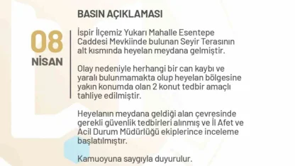 İspir’de korkutan heyelan: 2 konut tahliye edildi