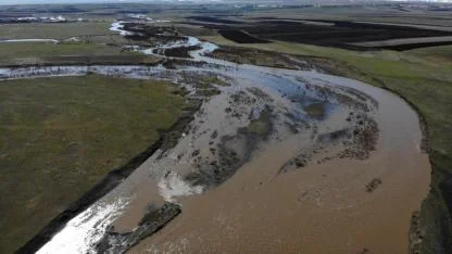 Kars’ta yağışlar taşkına neden oldu