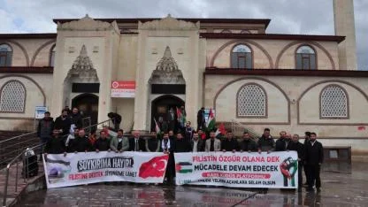 Kars’ta İsrail’in planına tepki