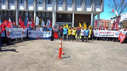 Kars’ta, okulda şiddete karışı ortak haykırış yükseldi