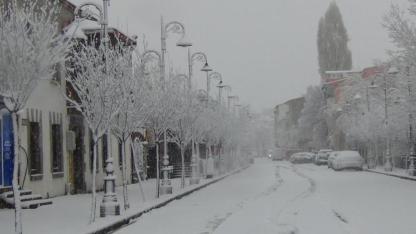 Kars beyaza büründü