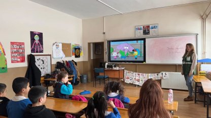 Kars’ta Yeşilay’dan miniklere sağlıklı yaşam eğitimi