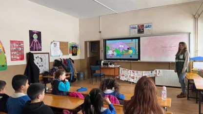 Kars’ta Yeşilay’dan miniklere sağlıklı yaşam eğitimi