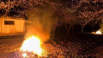 Kayısı bahçelerinde don tehlikesine karşı geleneksel koruma