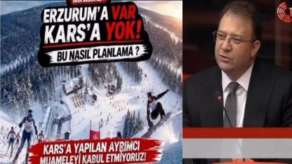 Milletvekili Alp: Erzurum’a var Kars’a neden yok?