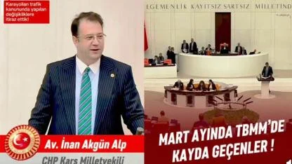 Milletvekili Alp: Mart ayı da böyle bir mücadele ile geçti