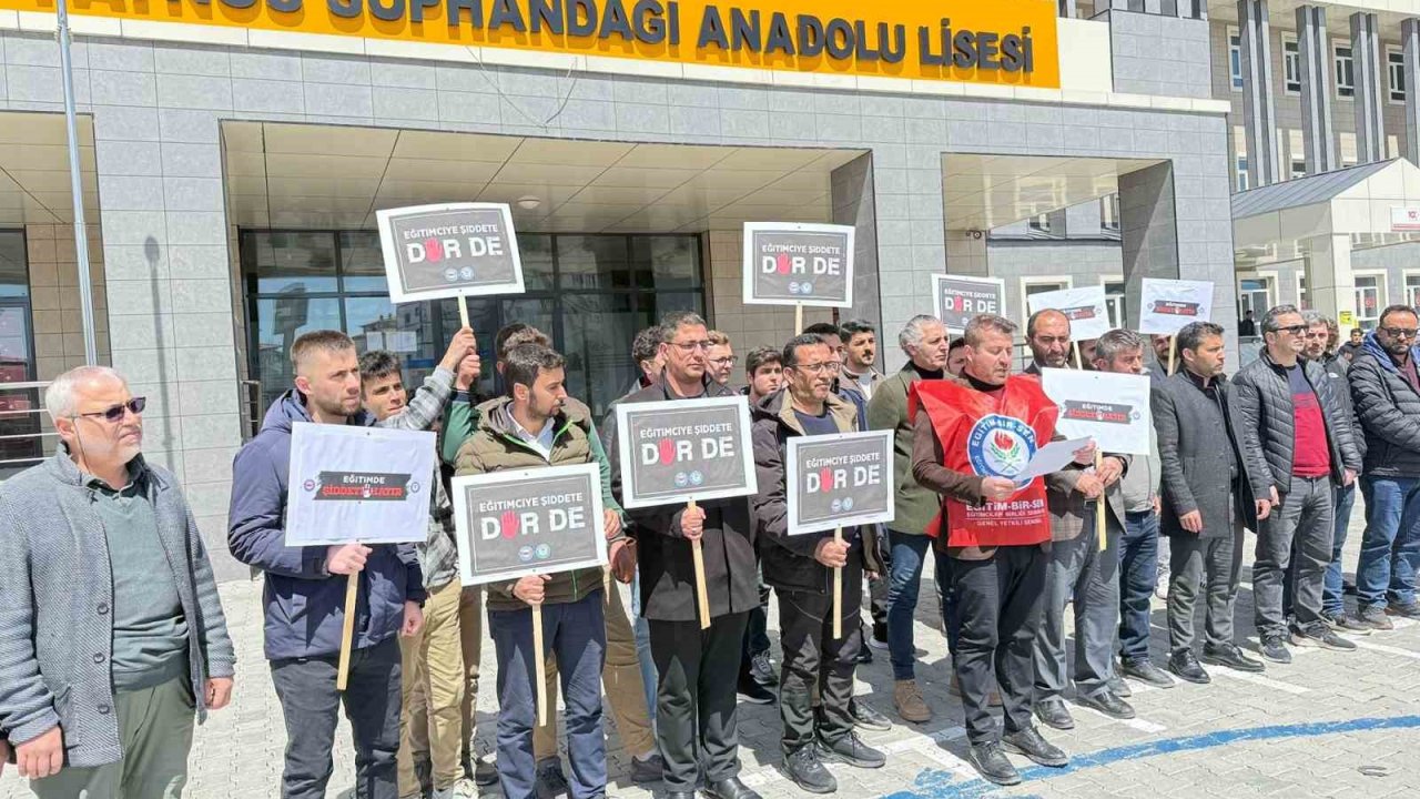 Patnos Eğitim-Bir-Sen’den şiddet tepkisi: "Artık yeter"