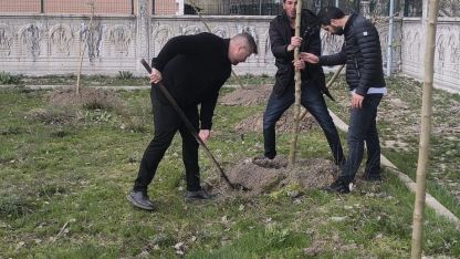 Patnos RAM’da ağaçlandırma çalışması