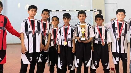 Patnos’ta minik şampiyonlara coşkulu karşılama