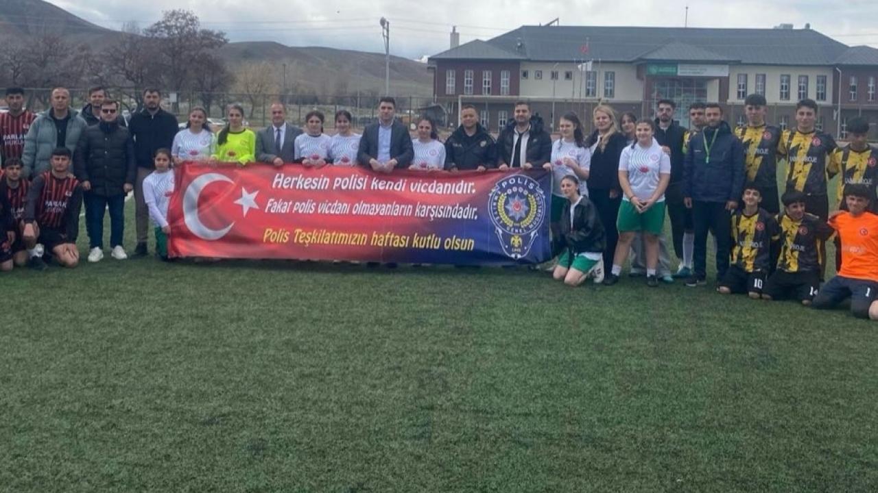 Polis Haftasında Kağızman’da futbol heyecanı