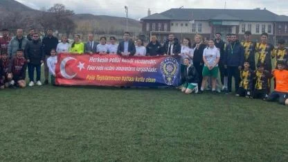 Polis Haftasında Kağızman’da futbol heyecanı