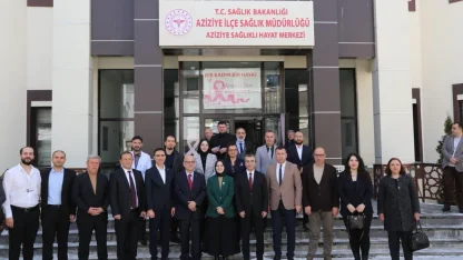 Aziziye Sağlıklı Hayat Merkezi yöneticileri ağırladı