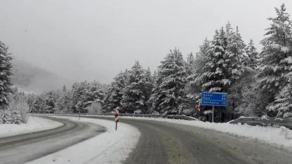 Sarıkamış beyaza büründü