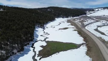Sarıkamış’ta kışın izleri eriyor