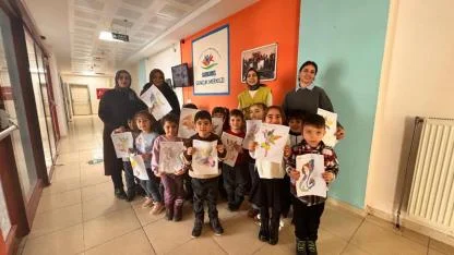 Sarıkamış’ta kreş öğrencileri gençlik merkezinde