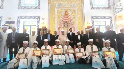 Sekiz genç hafıza belgeleri verildi