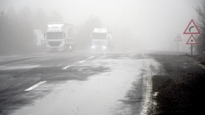 Sis nedeniyle görüş mesafesi otuz metreye kadar düştü