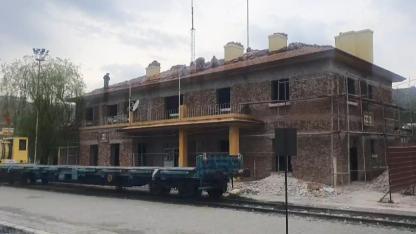 Tarihi tren istasyonu aslına uygun restore ediliyor